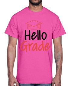 Hello Grade 296#- general school- Cotton Tee