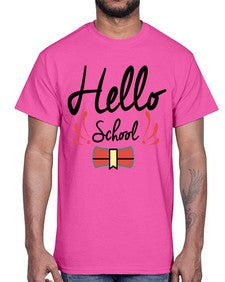 Hello School 319#- general school- Cotton Tee