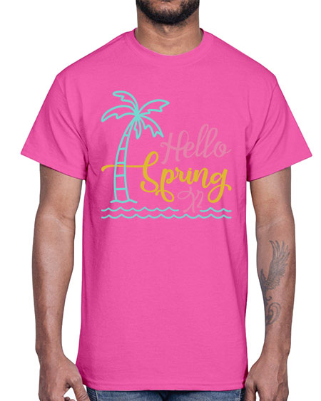 Hello Spring x Style 64#- summer- Cotton Tee