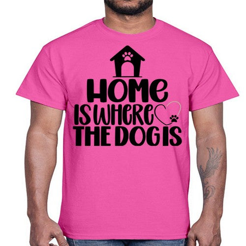 Home Is Where The Dogis Style 20#- dogs- Cotton Tee