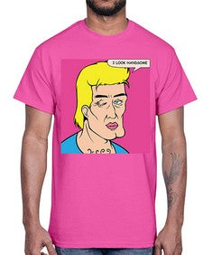 I Look Handsome 574#- art pop art- Cotton Tee