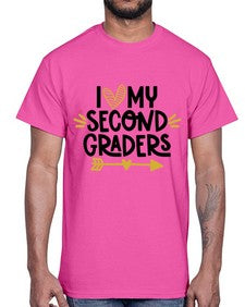 I Love My Second 367#- second grade- Cotton Tee