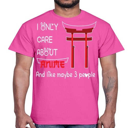 I Only Care About Anime Anime 240#- anime- Cotton Tee