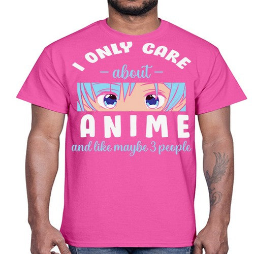 I Only Like People Anime Japanese 241#- anime- Cotton Tee