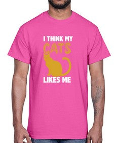 I Think My Cats- cats- Cotton Tee