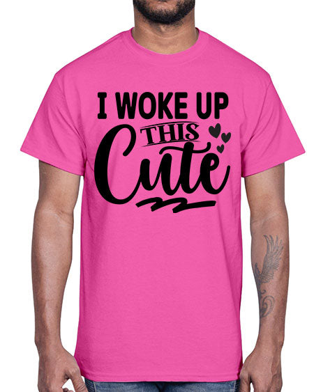 I Woke Up This Cute 348#- kids- Cotton Tee
