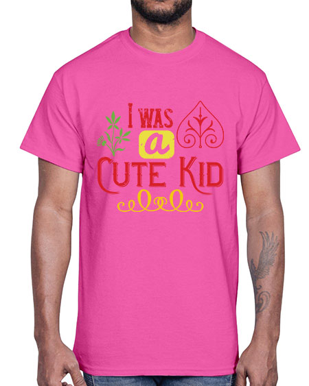 I was a cute kid Style 111#- kids- Cotton Tee