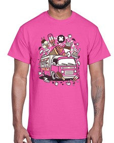 Ice Cream Van 1174#- ice cream- Cotton Tee