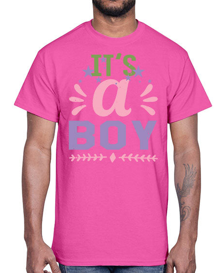 Its a boy Style 131#- baby shower- Cotton Tee