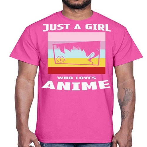 Just A Girl Who Loves Anime 265#- anime- Cotton Tee