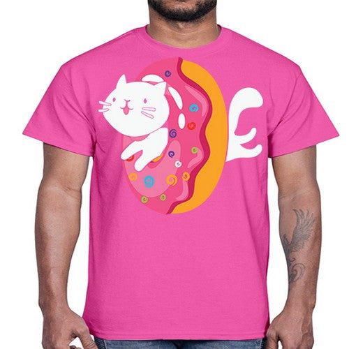 Kawaii Cat Donut Anime Lover Anime 267#- anime- Cotton Tee