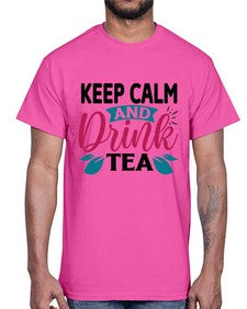 Keep Calm And Drink Tea 1259#- tea- Cotton Tee