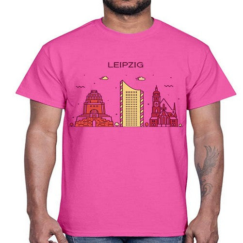 Leipzig 1128#- cities- Cotton Tee