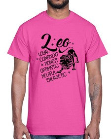 Leo 282#- leo- Cotton Tee