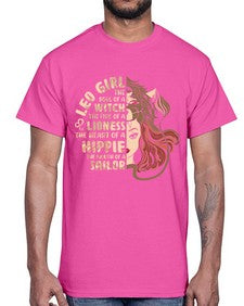 Leo girl 289#- leo- Cotton Tee