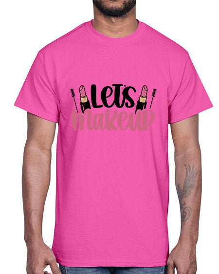 Let∩s Makeup Style 62#-makeup Cotton Tee