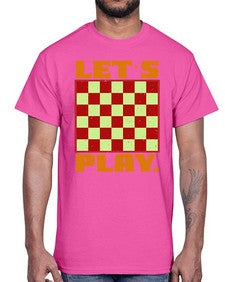 Lets play 135#- chess- Cotton Tee