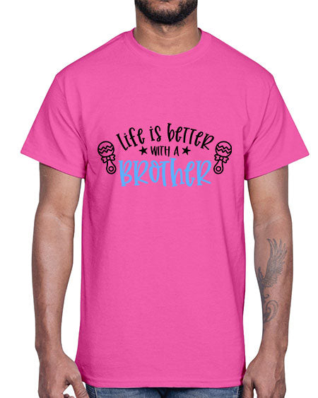 Life Is Better With A Brother Style 364#- baby- Cotton Tee