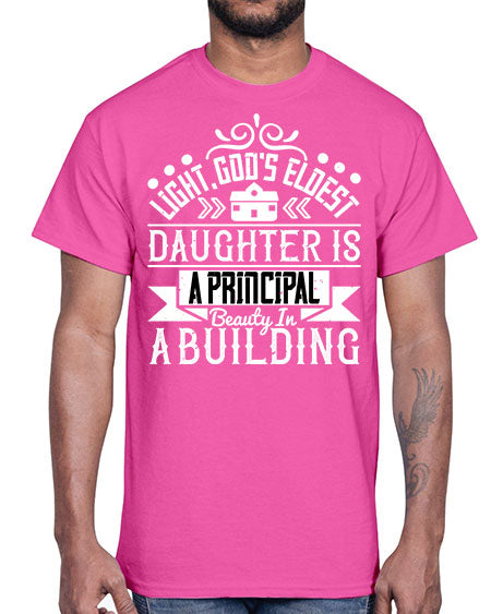 Light Gods eldest daughter is a principal beauty in a building Style 274#- architect- Cotton Tee