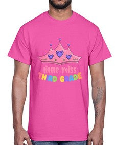 Little Miss third Grade 489#- third grade- Cotton Tee