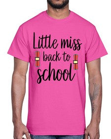 Little miss back to school 478#- general school- Cotton Tee