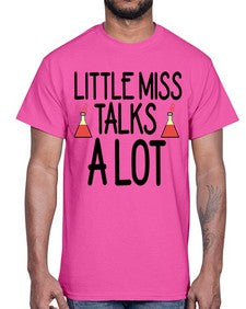 Little miss talks a lot 488#- general school- Cotton Tee