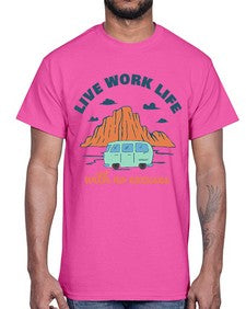 Live Work Life 6#- internet- Cotton Tee