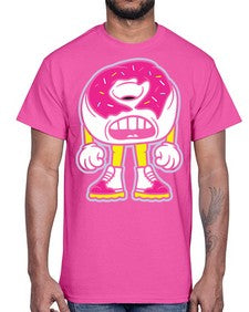 Living donut 159#- cartoon food- Cotton Tee