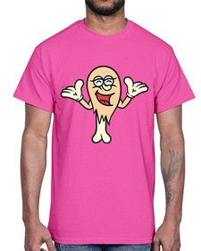 Lonesome chick 160#- cartoon food- Cotton Tee