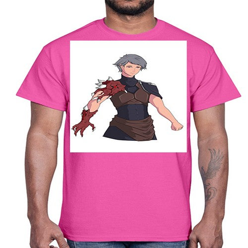 Man has parasite on hand 14#- anime- Cotton Tee
