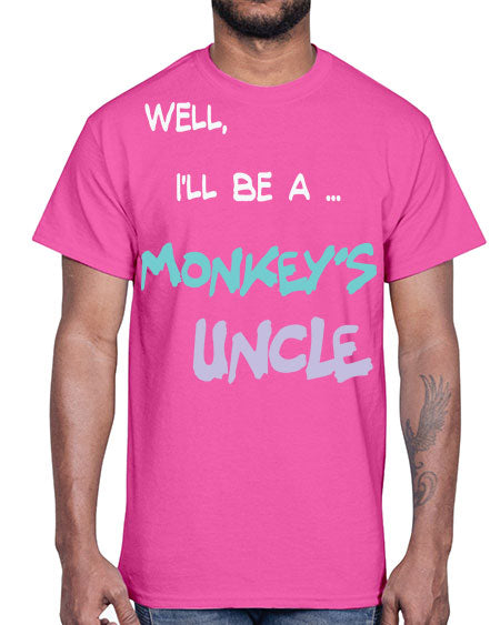 Monkey Uncle 18#- monkey- Cotton Tee