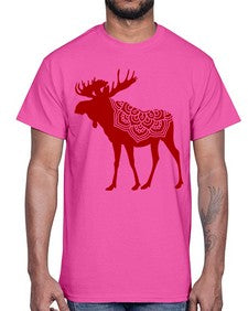 MooseMandala 940#- mandala- Cotton Tee
