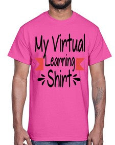 My Virtual Learning Shirt 555#- librarian- Cotton Tee