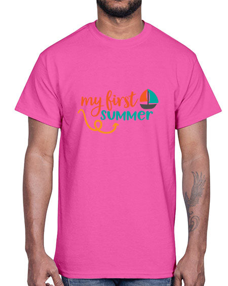 My first summer 89#- summer- Cotton Tee