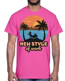 New Style of Work 5#- internet- Cotton Tee
