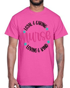 Nurse Loyal Caring Style Style 1178#- nurse- Cotton Tee