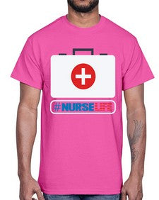 Nurse lifeTransperment png Style 1177#- nurse- Cotton Tee