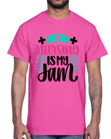 Nursing Is My Jam Style Style 1273#- nurse- Cotton Tee