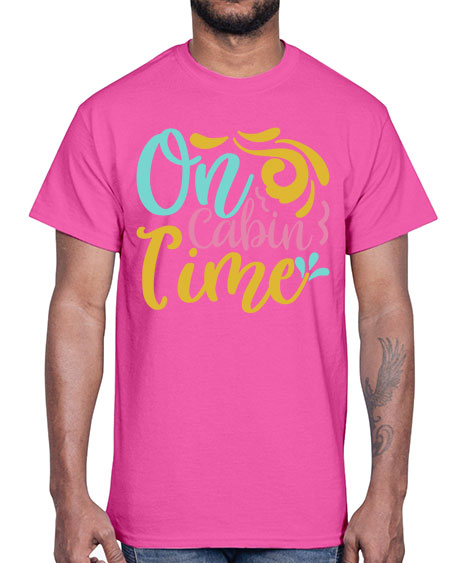 ON CABIN TIME Style 59#- summer- Cotton Tee