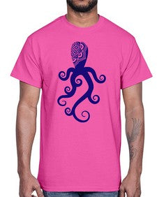 OctopusMandalaPNG 960#- mandala- Cotton Tee