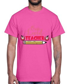 One Loved Teacher Valentine 600#- teacher- Cotton Tee