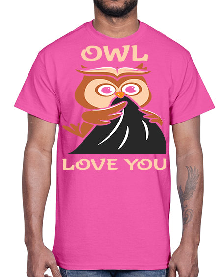 Owl Love You A TurtleRabbit 12#- owl- Cotton Tee