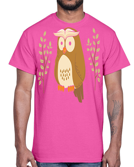 Owl of Athena Long Sleeve A TurtleRabbit 14#- owl- Cotton Tee