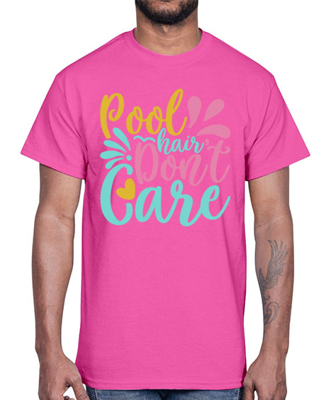 POOL HAIR DONT CARE Style 6#- summer- Cotton Tee