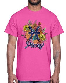 Pisces 129#- pisces- Cotton Tee