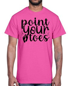 Point your toes 172#- ballet- Cotton Tee