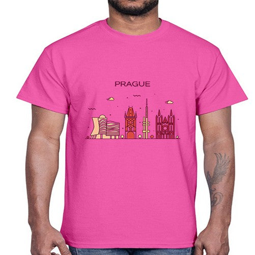 Prague 1689#- cities- Cotton Tee