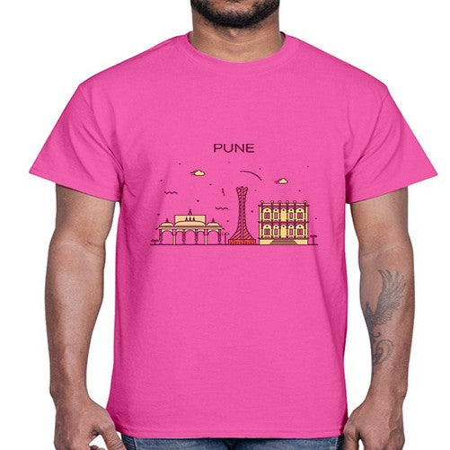 Pune 1696#- cities- Cotton Tee