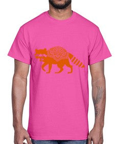 RacoonMandala 1010#- mandala- Cotton Tee