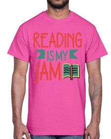 Reading is my jam 702#- librarian- Cotton Tee